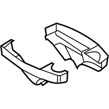 BMW 51-16-9-275-005 Set Of Covers Mirror Baseplate