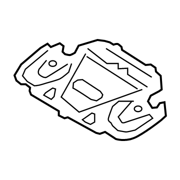 Nissan 65840-JF00C INSULATOR Hood