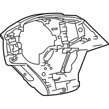 Lexus 45184-48110-C0 Cover, Steering Wheel