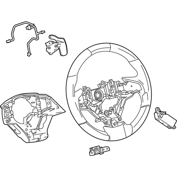 Lexus 45100-0E580-C0 Steering Wheel Assembly