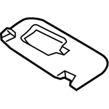 Hyundai 85210-4Z100-OM Sun Visor Assembly, Left