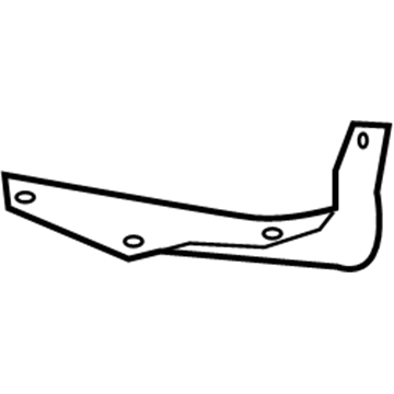 Nissan 63844-4BA0A Air Spoiler Front RH