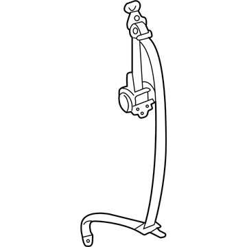 Toyota 73560-08032-B5 Belt & Retractor