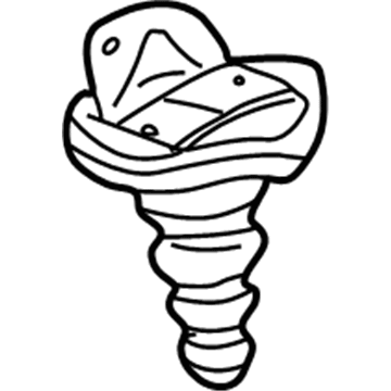 Kia 0K30A2812XF Stopper Assembly, LH