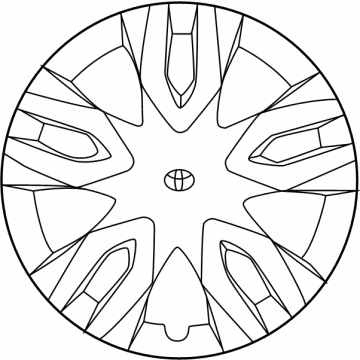 Toyota 42602-F4010 Cap Sub-Assembly, Wheel