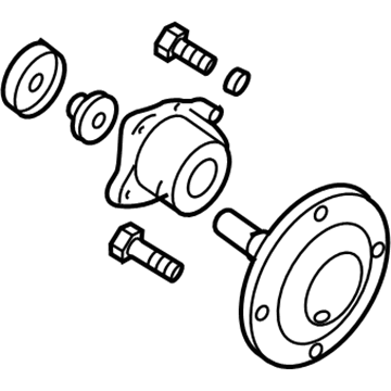 Hyundai 52730-2G400 Rear Wheel Hub And Bearing Assembly