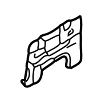 Hyundai 86618-26000 Bracket-Rear Bumper Side Lower, RH