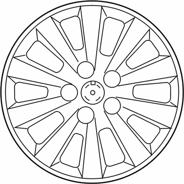 Nissan 40315-3NF0B Front Disc Wheel Cover