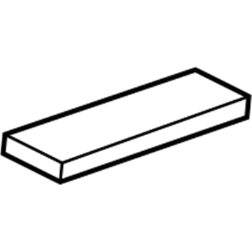 Honda 89311-SHJ-A01 Plate, Jack Caution