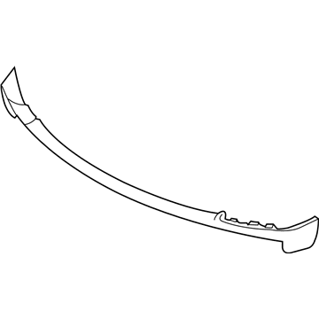 BMW 51-11-7-062-604 Support Front Bumper Trim, Primed