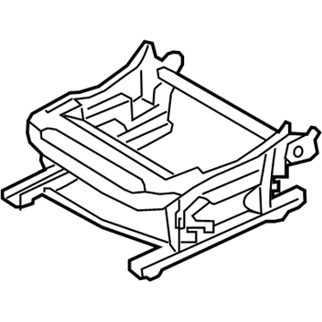 Nissan 87351-5HA5A Frame Assy-Cushion, Front Seat LH