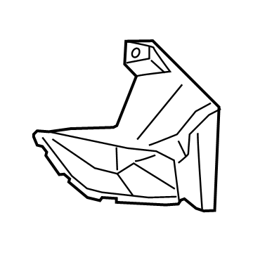 BMW 51-11-8-075-924 AIR DUCT, EXTERIOR RADIATOR
