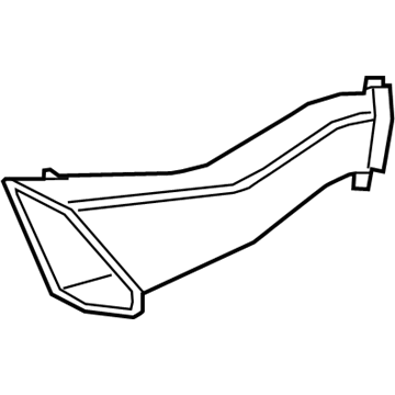 BMW 51-74-8-075-925 AIR DUCT, BRAKE, LEFT