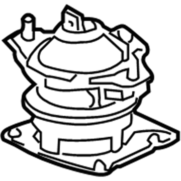 Honda 50830-SDP-A13 Rubber Assy., FR. Engine Mounting (MT)