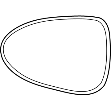 GM 95132591 Mirror Glass