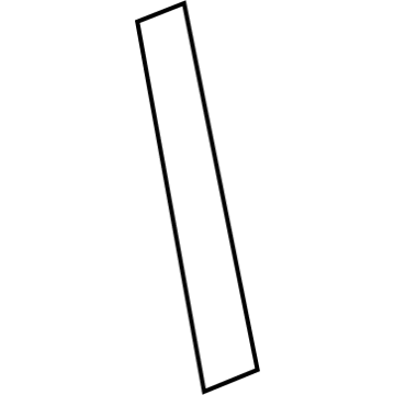 Nissan 82816-5RB0A Tape-Rear Door Sash, Front RH