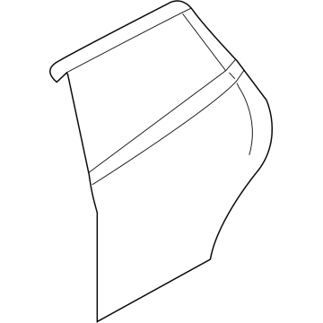 Nissan H2152-5RBMA Panel-Rear Door, Outer RH