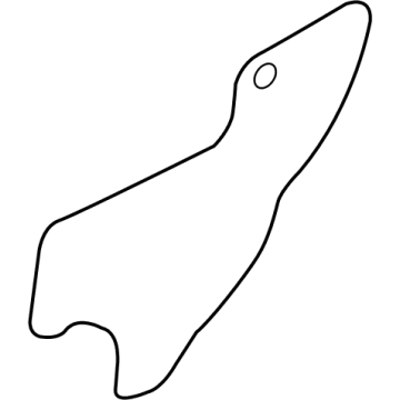 Nissan 82860-5RL0A Screen-Sealing, Rear Door