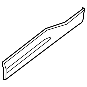 Nissan 82870-5RB0B Moulding-Rear Door, RH