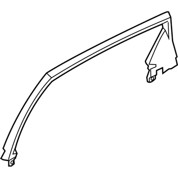 Infiniti 822D4-4AM0A Cover-Sash Inner, RH