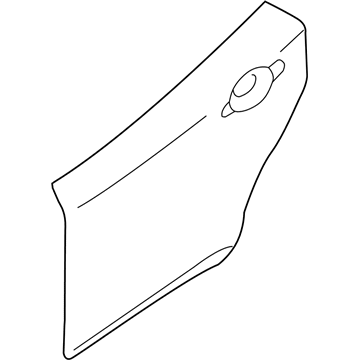 Infiniti H2152-1PMMA Panel-Rear Door, Outer RH