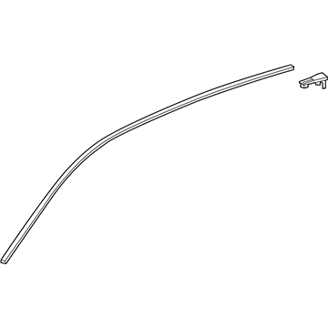 Honda 73153-T0A-003 Molding, R Drip Side