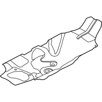 BMW 11-65-7-852-127 HEAT SHIELD, LOWER