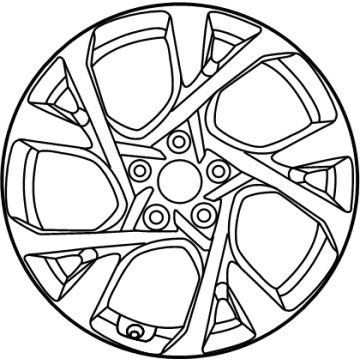 Hyundai 52910-J9800 WHEEL ASSY-ALUMINIUM