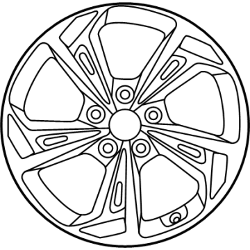 Hyundai 52910-J9700 WHEEL ASSY-ALUMINIUM