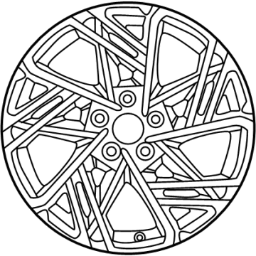Hyundai 52910-J9850 WHEEL ASSY-ALUMINIUM