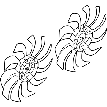 Nissan 21486-4GA0A Fan-Motor