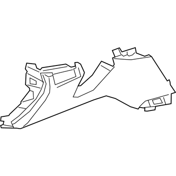 GM 85126965 BOLSTER ASM-I/P KNEE *BLACK