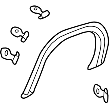 Toyota 75087-0C010 Wheel Opening Molding