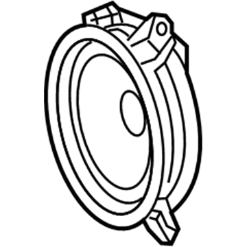 Toyota 86160-02B40 Rear Door Speaker