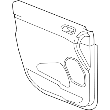 Mopar 5LL663XLAG PANELASSY-Front Door Trim