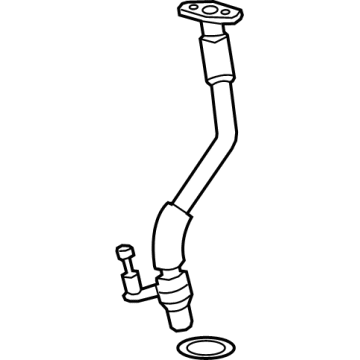 BMW 11-42-7-852-376 Exhaust Turbocharger Oil Return Line