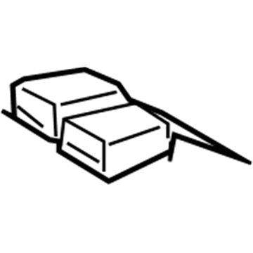 Nissan 89842-EA070 Buckle Belt Assembly, 3Rd Seat