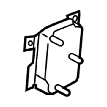 Nissan 85210-3SH0A Stay Assembly-Rear Bumper, RH
