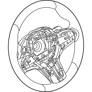 BMW 32-30-8-097-997 M SPORTS STEERING WHEEL LEAT