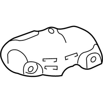 Lexus 17168-20060 Insulator, Exhaust Manifold Heat, NO.2