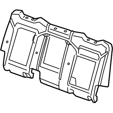 GM 86579721 PAD ASM-R/SEAT BK