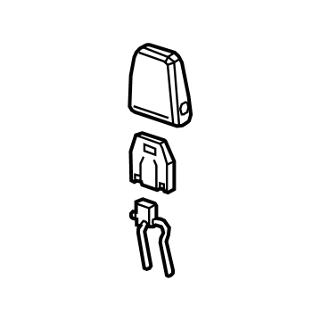 GM 84841818 Headrest, Outer