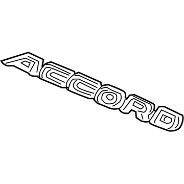 Honda 75722-SDA-A10 Emblem, Rear (Accord)