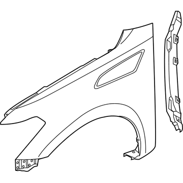 Infiniti 63100-1V90A Fender - Front, RH