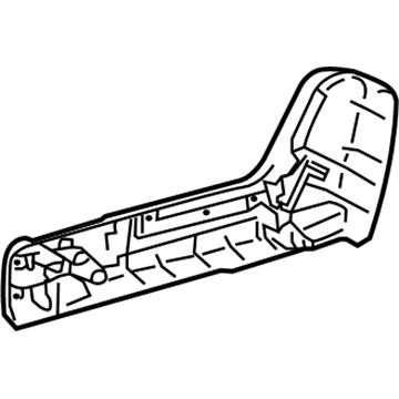 Lexus 71828-60030-A0 MOULDING, Rear Seat Cushion