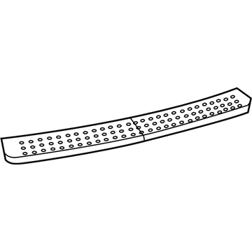 Mopar 68003906AA SCUFF Pad-Rear FASCIA
