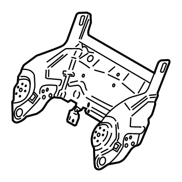 BMW 52-20-7-360-947 Armrest Bracket