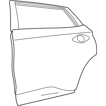 Nissan 82100-9UH1A DOOR ASSY-REAR, RH
