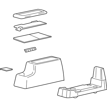 Ford 5F2Z-17045A36-CAA Console Assembly