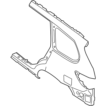 Nissan G8100-9PBMA Fender-Rear, RH